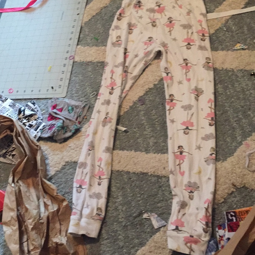 Ballerina soft pajama pants girls